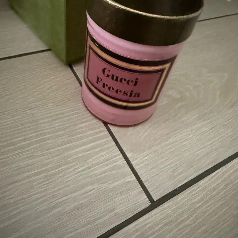 Brand new with box Gucci  Freesia Pink Candle